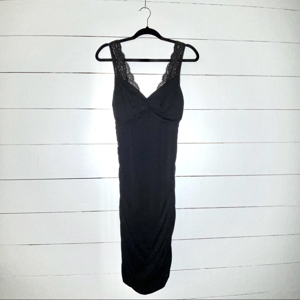 Express Black Form Fitting Cocktail Dress Size M